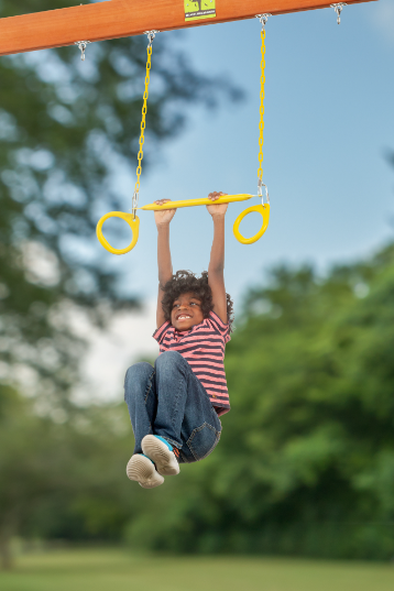 Creative Cedar Designs Cedar Cottage Wooden Swing Set