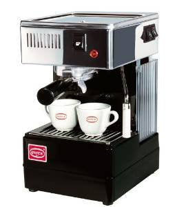 Quick Mill 0820 Schwarz Espressomaschine Made in Italy,Siebträger Espressomaschine Special Special mit Bodenloser Siebträger und std Siebträger