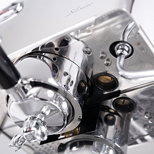 Espressomaschine Quickmilll 04005 Silvano PID Special mit Bodenloser Siebträger und mit standard Siebträger