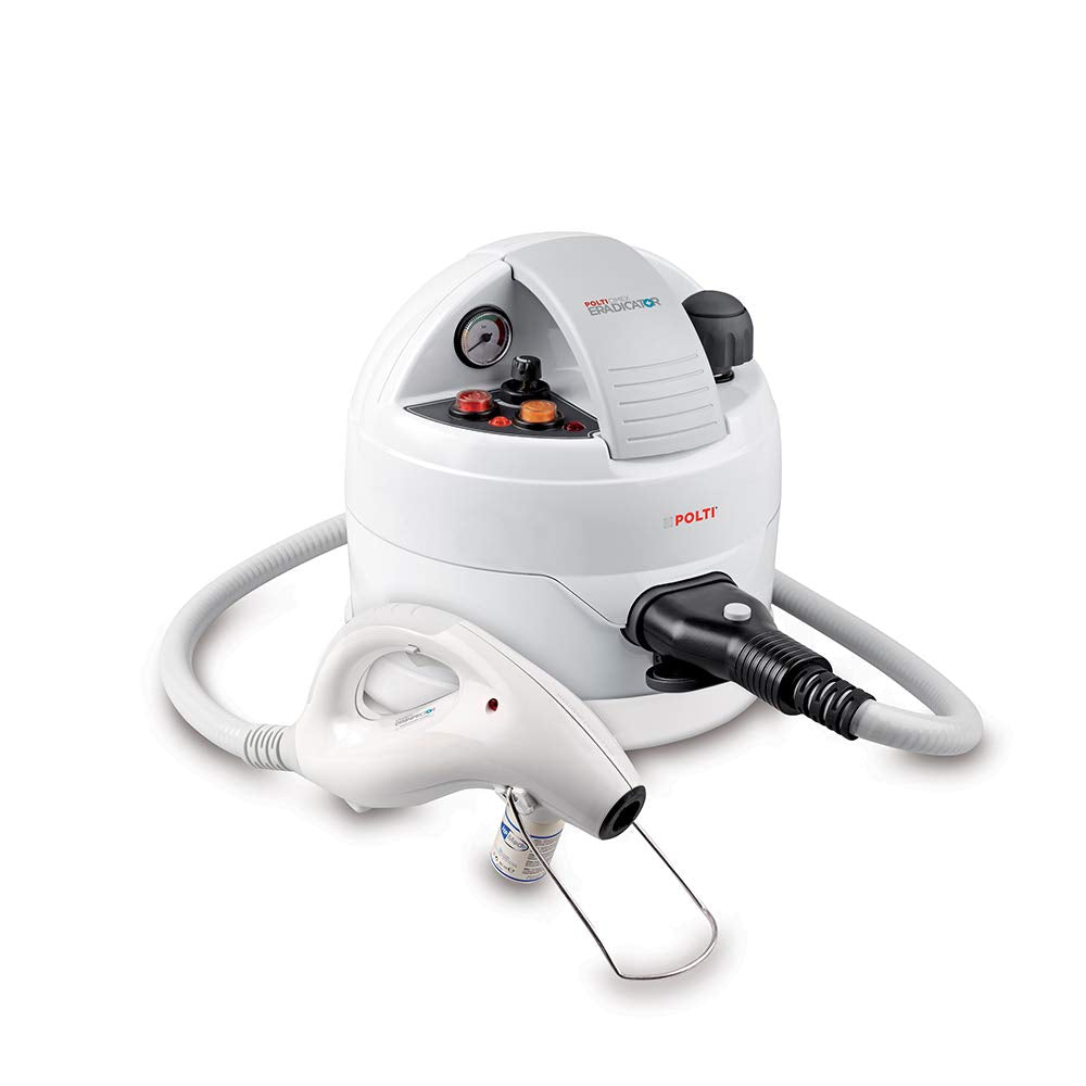 Polti PTEU0234 Cimex Eradicator_Gerät zum natürlichen Entwesen von Bettwanzen mit Trockendampf mit einer Temperatur von 180° ohne Insektizide, 18/8 Edelstahl, weiß