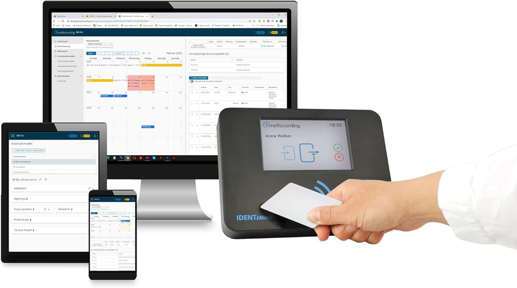 IDENTsmart ID800 Zeiterfassung Starter-Kit