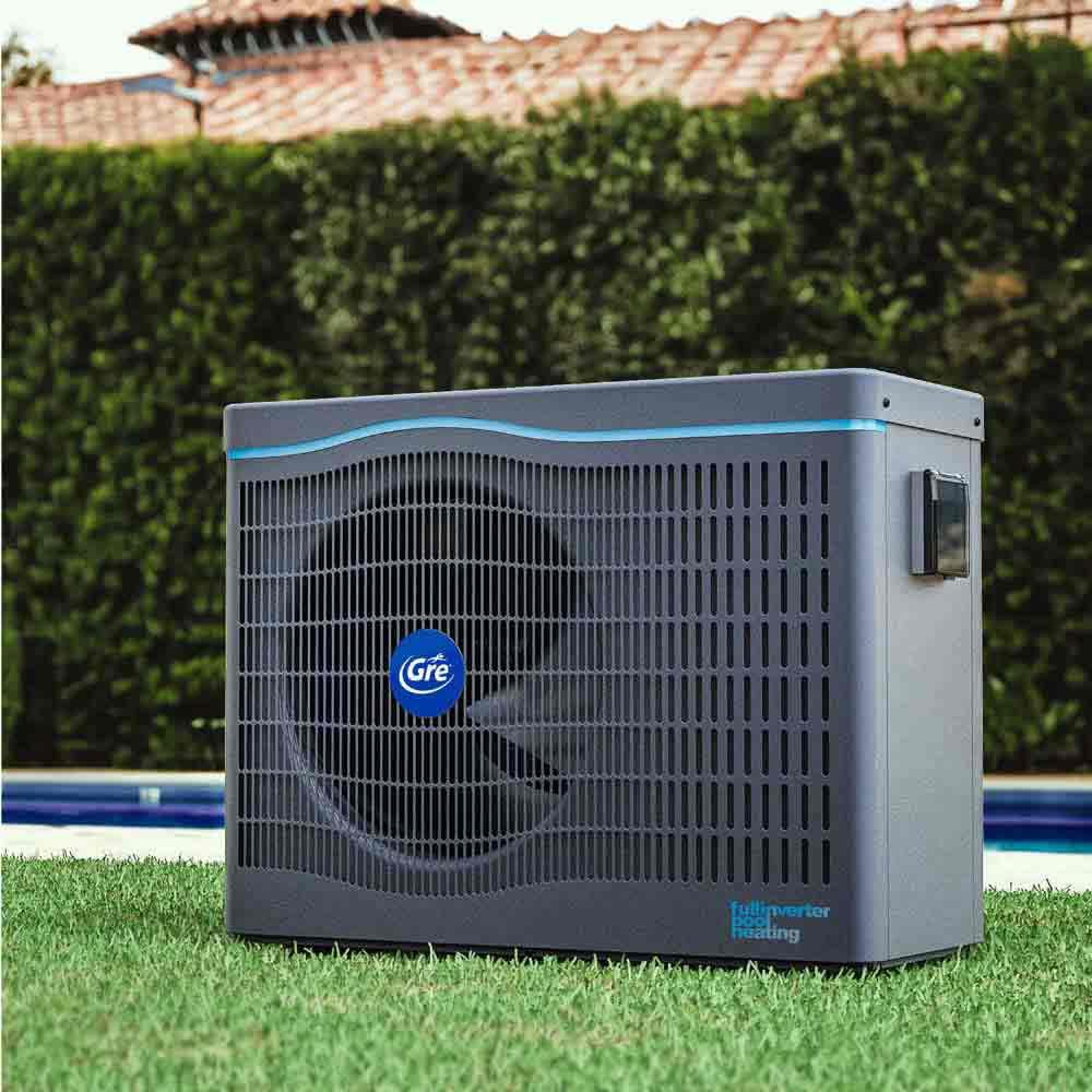 Gre HPGCI75 - Full-Inverter Wärmepumpe, für Pools mit einem Volumen von bis zu 75m3 und WiFi Verbindung mit dem iAqualink+ App