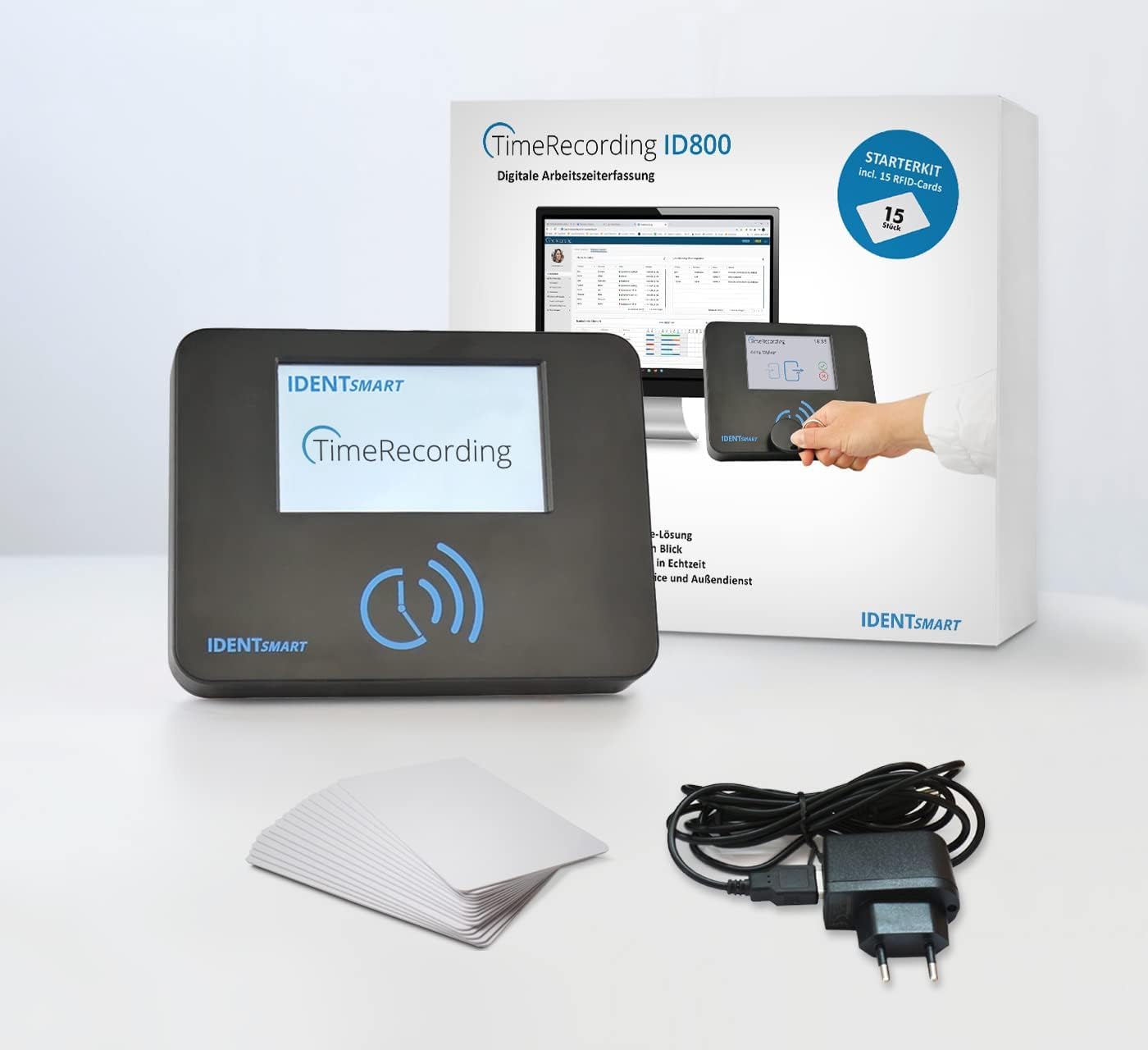 IDENTsmart ID800 Zeiterfassung Starter-Kit