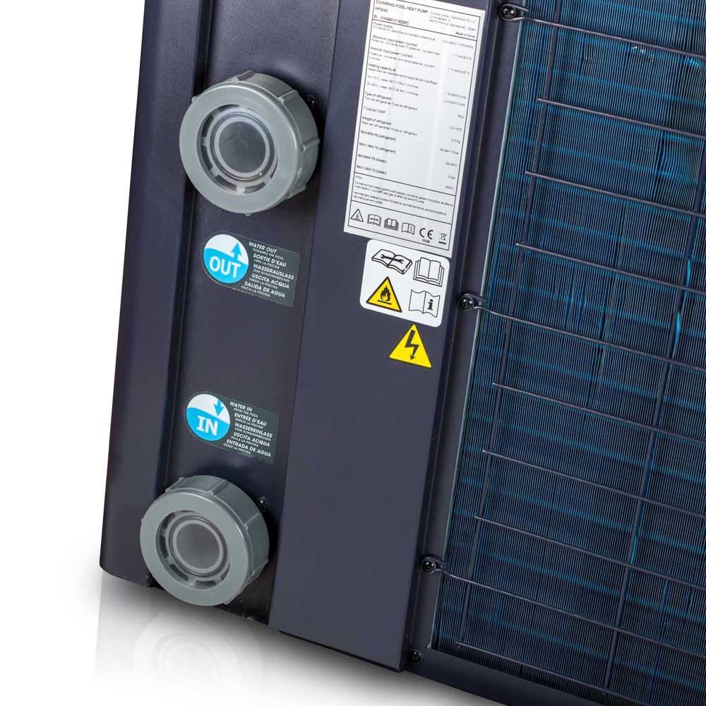 Gre HPGCI75 - Full-Inverter Wärmepumpe, für Pools mit einem Volumen von bis zu 75m3 und WiFi Verbindung mit dem iAqualink+ App
