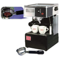 Quick Mill 0820 Schwarz Espressomaschine Made in Italy,Siebträger Espressomaschine Special Special mit Bodenloser Siebträger und std Siebträger