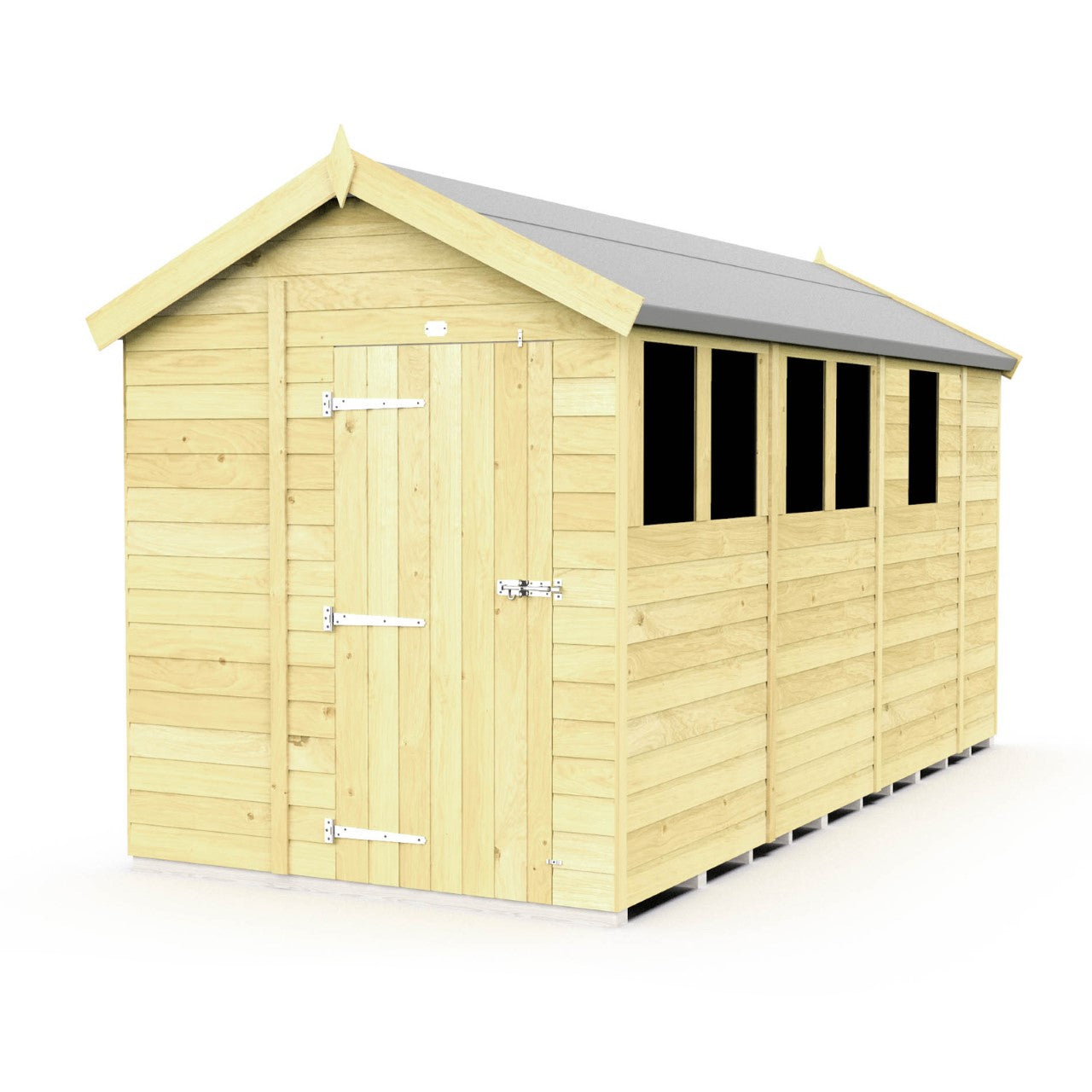 Apex Shed Single Door Window 6ft x 13ft