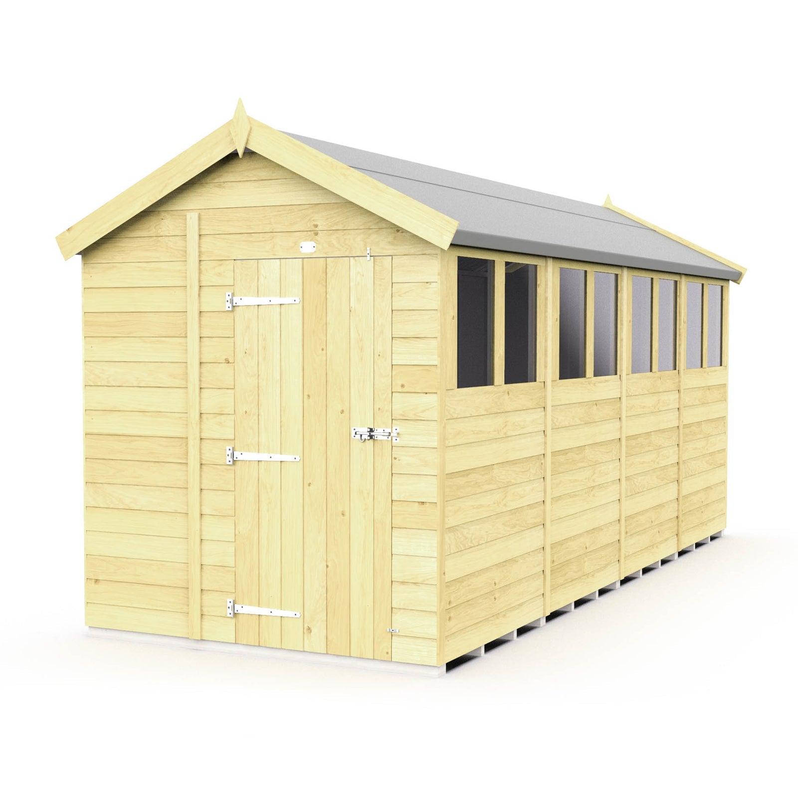 Apex Shed Single Door Window 6ft x 16ft