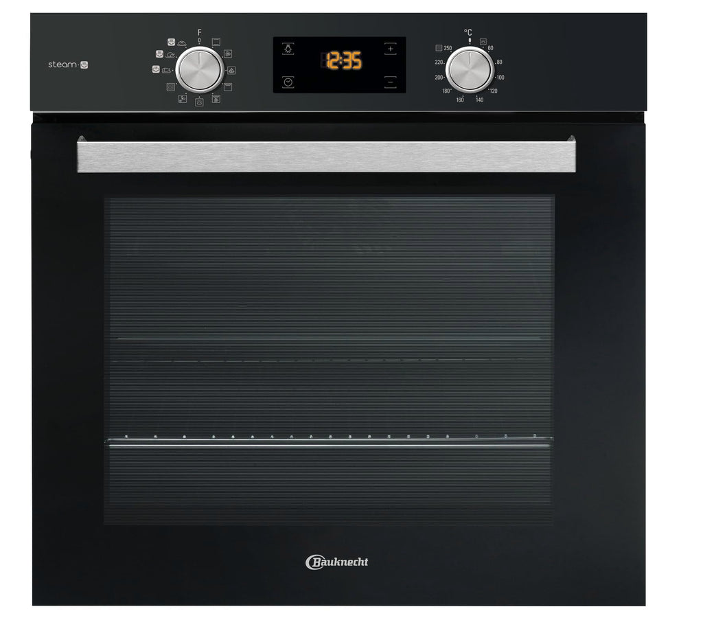 Bauknecht BAKO BLACK STEAM PROTECT/Einbau Backofen-Kochfeld Kombination/Backofen (60 cm)/EEK A+/Pyrolyse/Multi-Level-Kochen/Gentle Steam/Glaskeramik-Kochfeld (60 cm)/Clean Protect/1 FlexiDuo/MyMenu