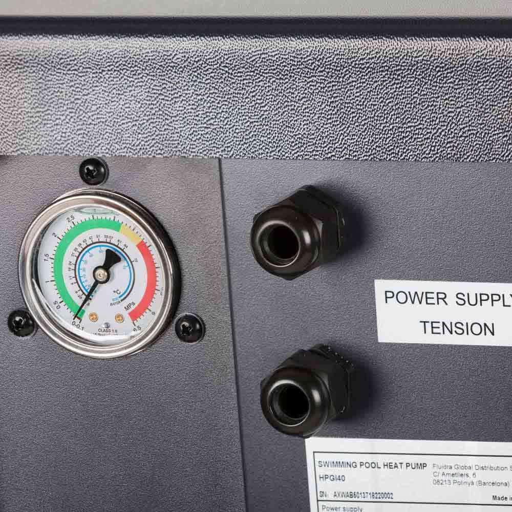 Gre HPGCI75 - Full-Inverter Wärmepumpe, für Pools mit einem Volumen von bis zu 75m3 und WiFi Verbindung mit dem iAqualink+ App