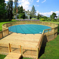 Pool Sicherheitsabdeckung Sicherheitsabdeckung For Schwimmbad, Rund, Oval, Winter-Poolplanen For Einbau-/Spa-Pools, Elastisches Pool-Schutznetz For Kinder-/Haustiersicherheit, Schlaufenverschlussabdec