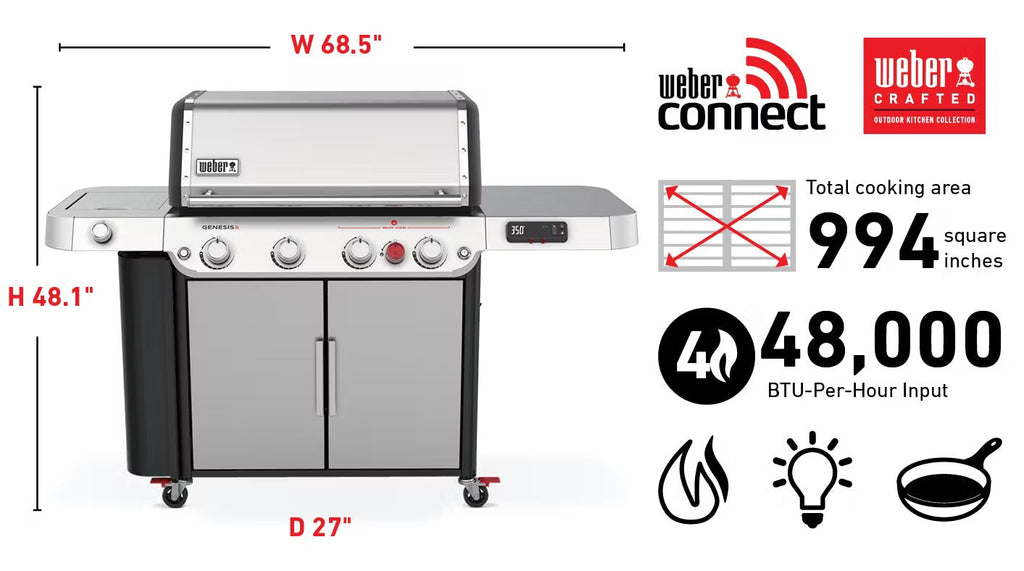 Weber Genesis SPX-435 Stainless Steel Smart Grills
