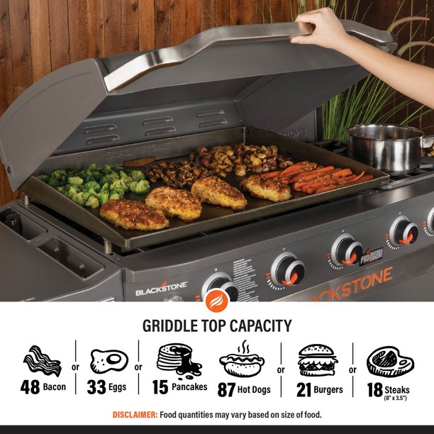 Blackstone ProSeries 5 Burner 28″ Propane Griddle with Range Top