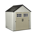 Rubbermaid 7×7 ft Durable Weatherproof Resin Outdoor Storage Shed