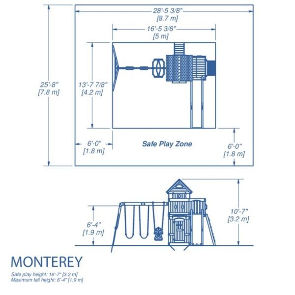 Backyard Discovery Monterey Swing Set