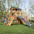 Endeavor II Swing Set With Gray Slide