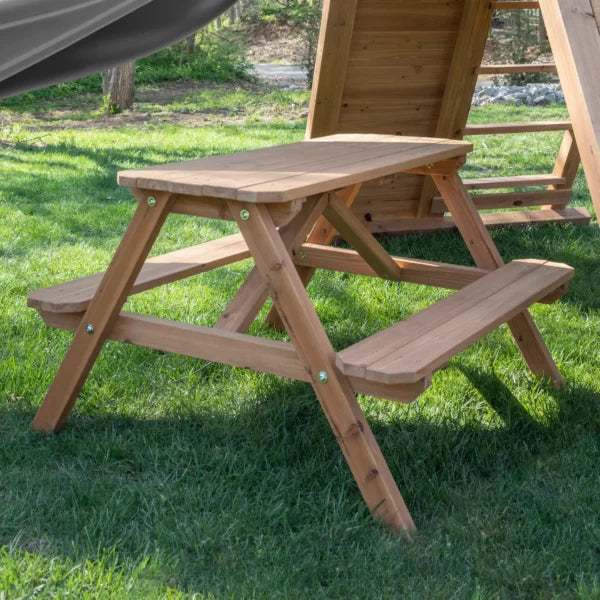 Endeavor II Swing Set With Gray Slide
