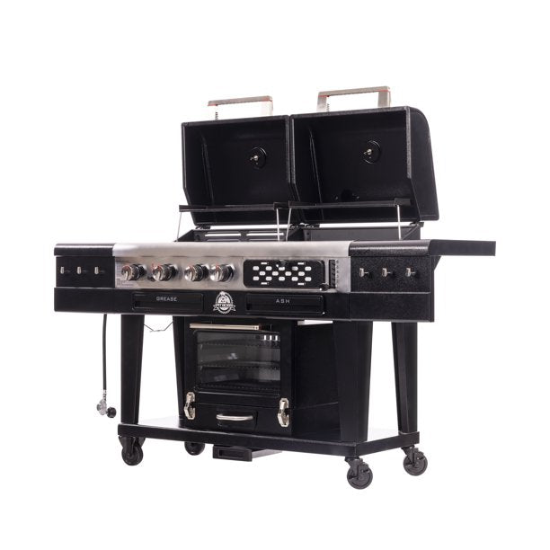 Pit Boss Memphis 2 Ultimate 4-In-1 Gas & Charcoal Combo Grill With Smoker