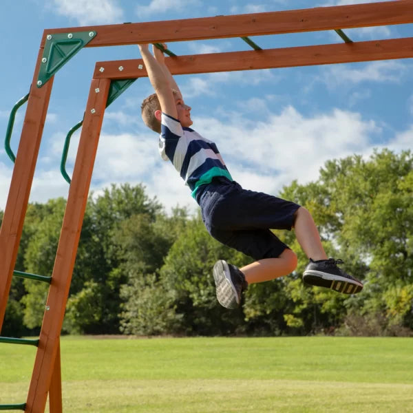 Skyfort II Swing Set | Wooden Swing Set And Outdoor Playset