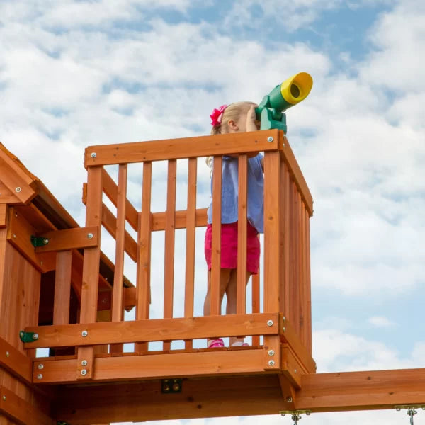 Skyfort II Swing Set | Wooden Swing Set And Outdoor Playset