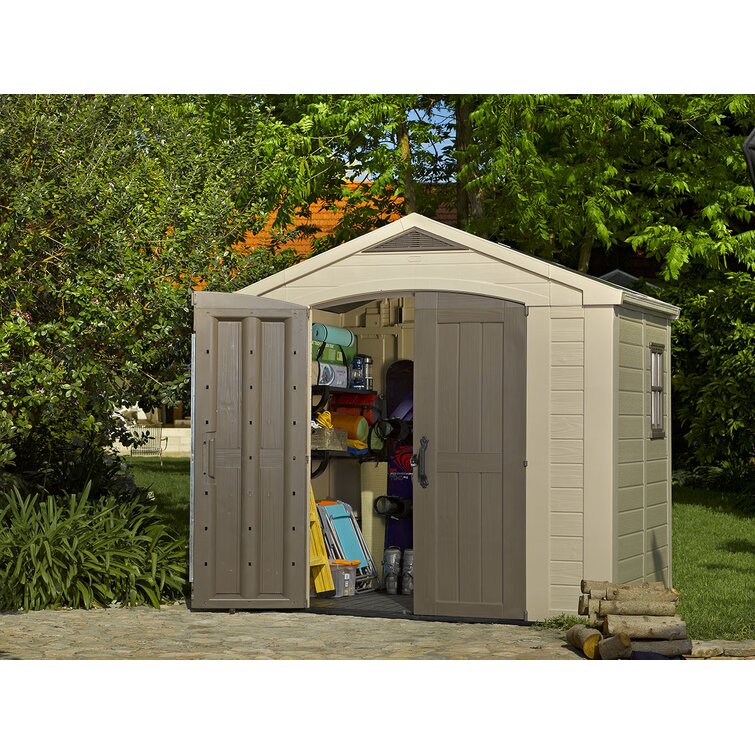 Keter Factor 8 x 6 ft Strong Storage Shed