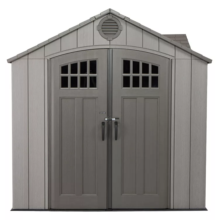 Lifetime 15 x 8 Rough Cut Dual-Entry Outdoor Storage Shed