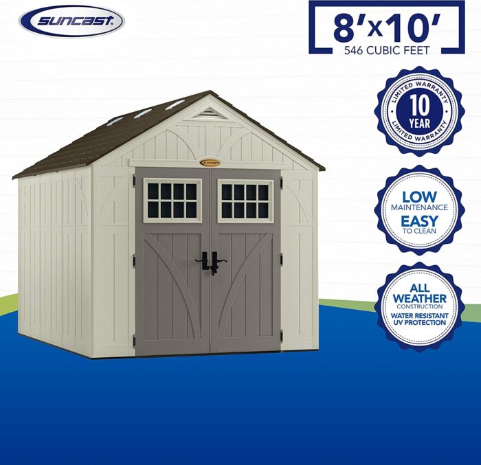 Suncast 8 x 10 Tremont Storage Shed