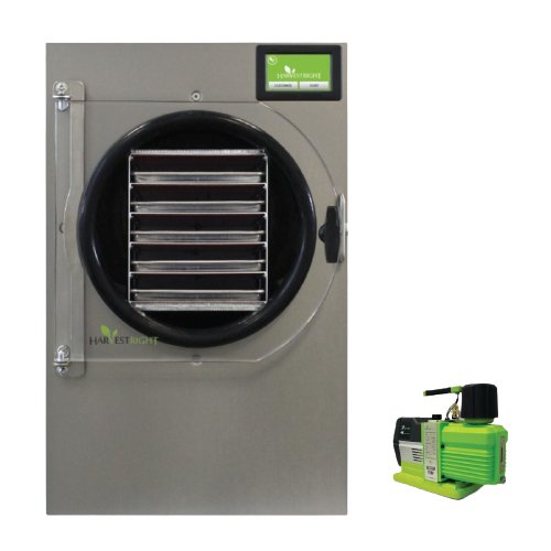 Harvest Right | Home Freeze Dryer Large with Premier Oil Vacuum Pump and Mylar Starter Kit