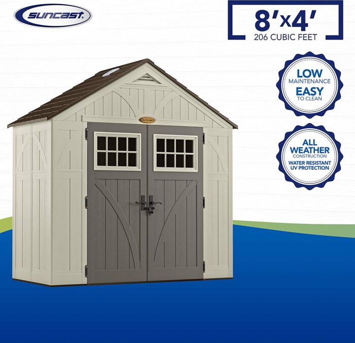 Suncast 4 x 8 Tremont Storage Shed