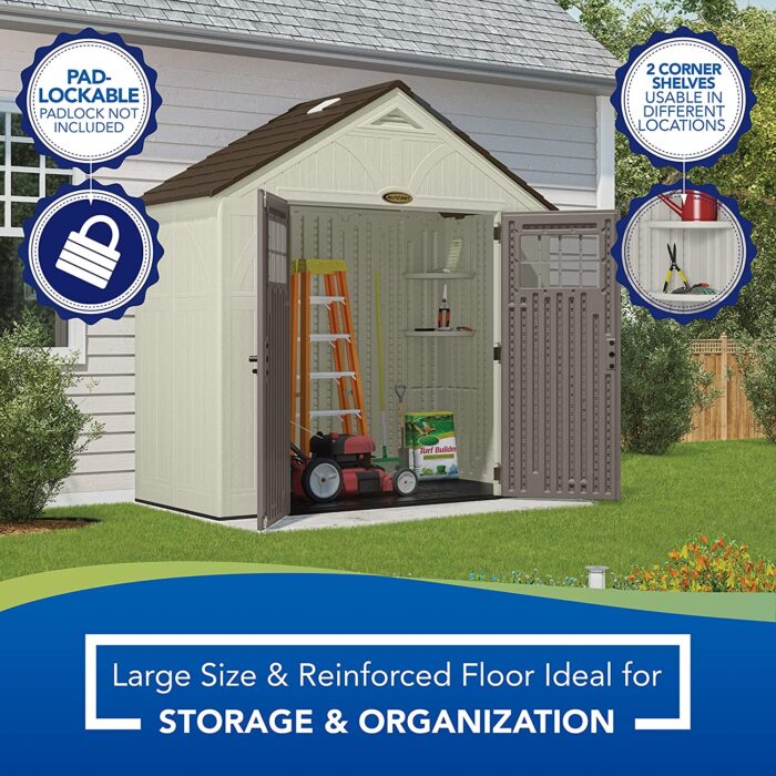 Suncast 4 x 8 Tremont Storage Shed