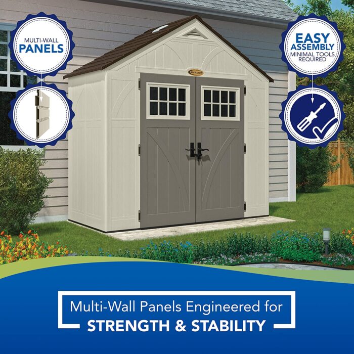 Suncast 4 x 8 Tremont Storage Shed